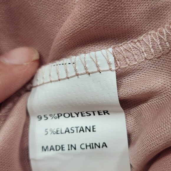 NWOT Fairiesty Formal Mauve/Pink Floor Length Gown With Fabric Flowers SZ XL - Picture 9 of 10